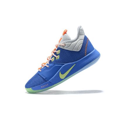 Nike Erkek Pg 3 Kraliyet Mavisi / Gri / Turuncu Spor Ayakkabı Türkiye - Q6K148GU